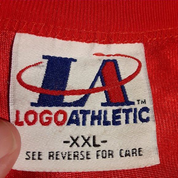 VTG 90's Logo Athletic Nebraska Cornhuskers Football Jersey Size XXL Made in USA - Picture 5 of 10